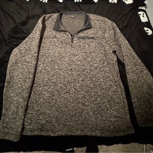 Eddie Bauer Gray Half-Zip Sweater